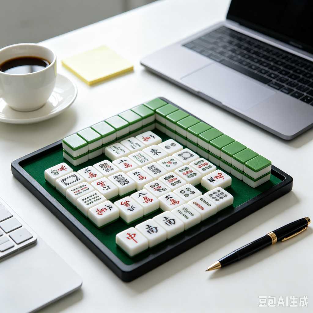 mahjong set for home entertainment
