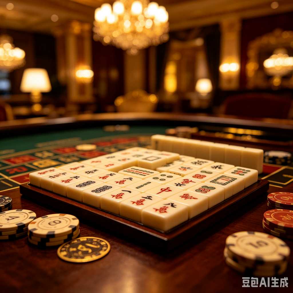 modern text mahjong tiles