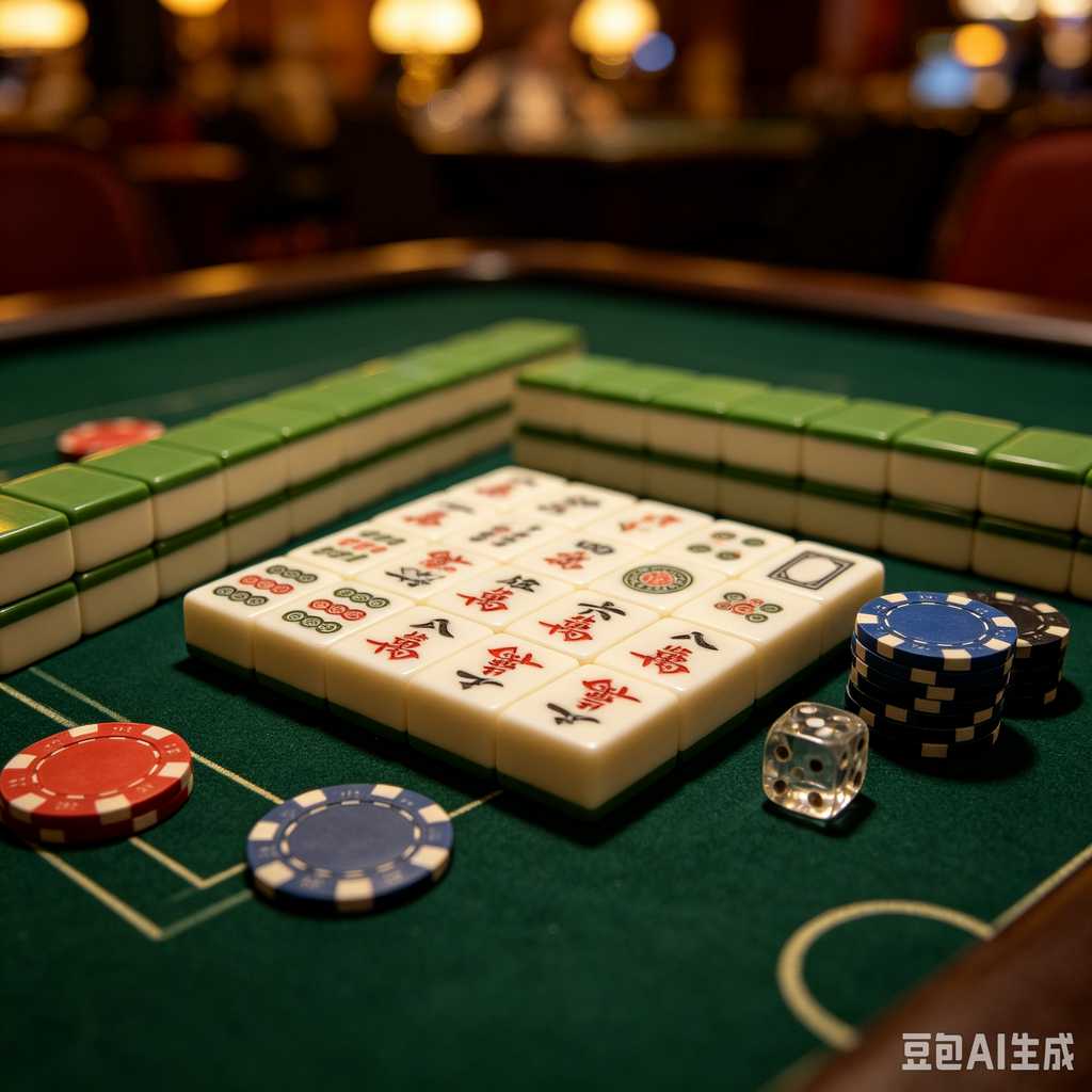 colorful mini mahjong tiles